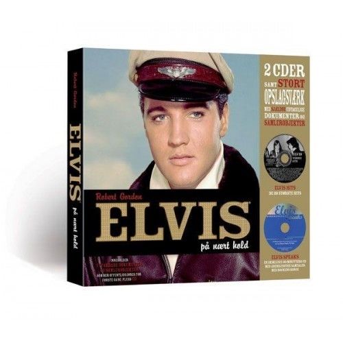 Elvis - På Nært Hold Box - Bog + CD (Norsk)