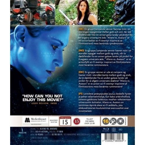 Aliens vs Avatars Blu-Ray