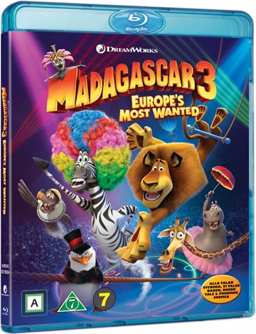 Madagascar 3 - Efterlyst I Hele Europa - Blu-Ray