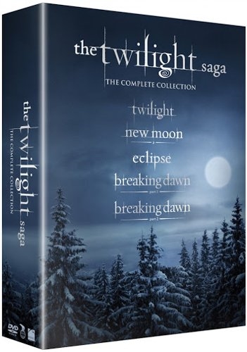 The Twilight Saga - New Moon / Eclipse / Breaking Dawn - Part 1 Og 2 - Blu-Ray
